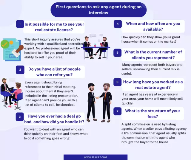 First questions to ask any agent during an interview