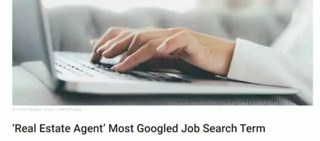 Selling the Real Estate Mania Hype: Real Estate Agent Most Googled Job. Looking at the Future of Real Estate.