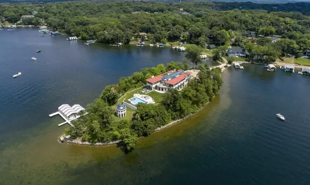 Lakefront Home On A Private Island In Greenwood, Minnesota (PHOTOS)