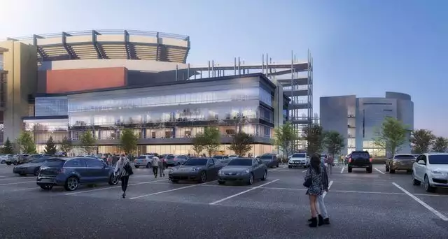 Office addition at Gillette Stadium on track for October