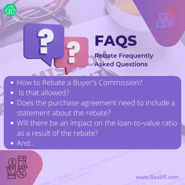Commission Rebates frequently asked questions