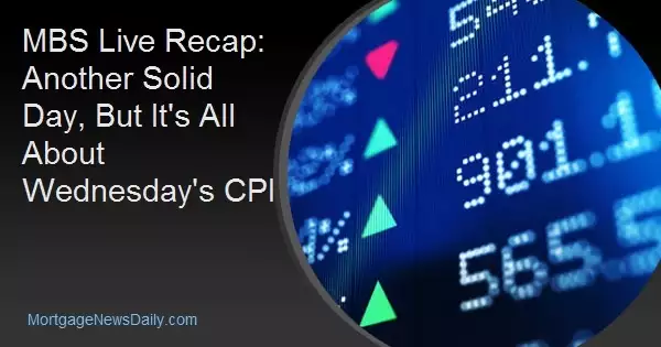 MBS Live Recap: Another Solid Day, But It&#39;s All About Wednesday&#39;s CPI