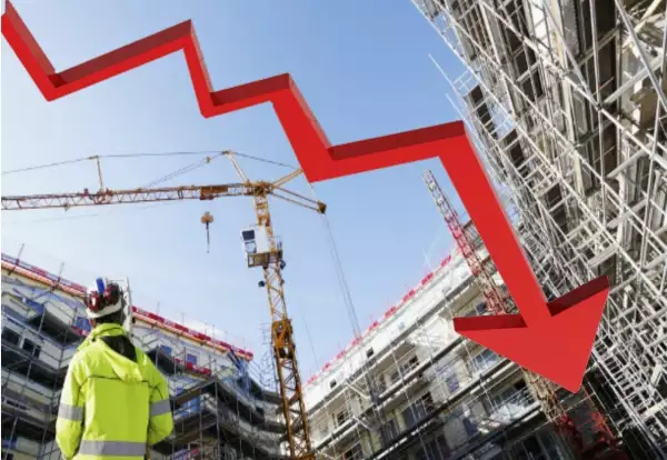 Construction output falls for second month