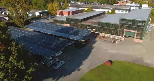 Solar Panel Installation Supports Manufacturer’s Green Energy Goals