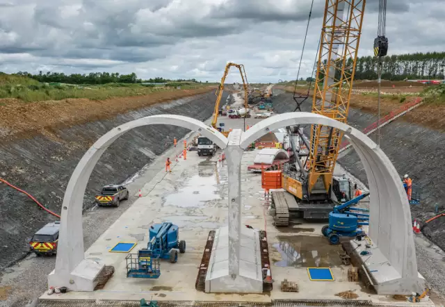 HS2 starts first M-shaped cut and cover tunnels