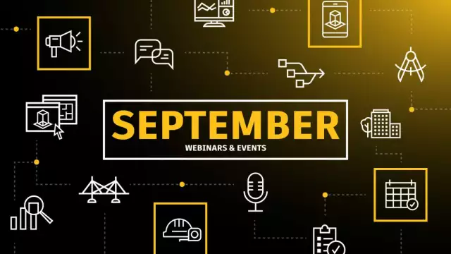 Webinars & Construction Events in September 2022 - Digital Builder