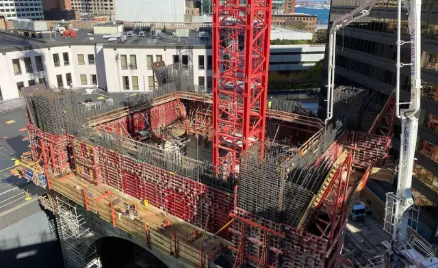 Delayed Tower Takes Shape Over Boston's South Station