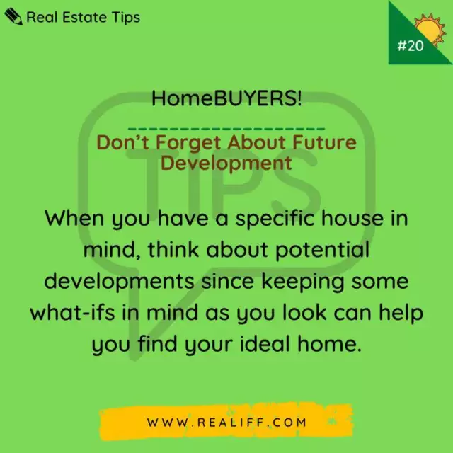 Real estate tips; day#20