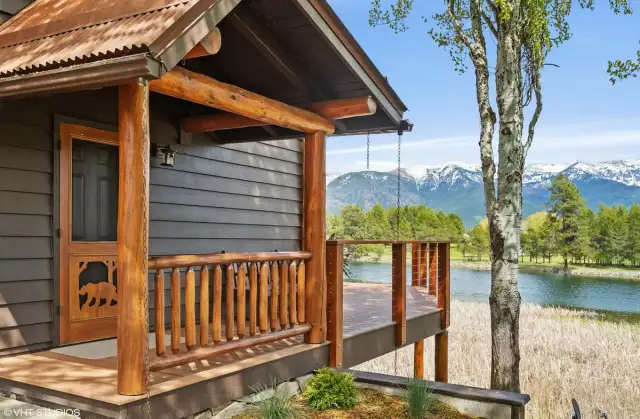 Enjoy Life On The River From A Waterfront Cabin In Big Fork, Montana