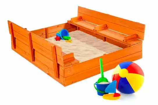 Kids Cedar Sandbox with Sand Screen and 2 Benches only $104.99 shipped (Reg. $200!)