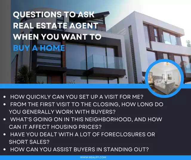 Questions to ask real estate agent when you want to buy a home