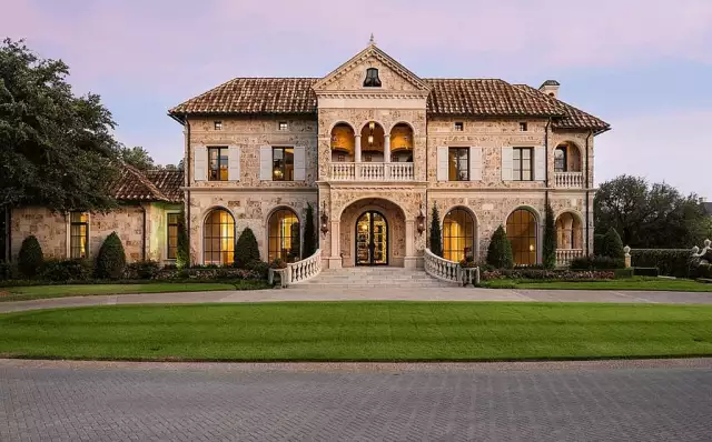 $19.5 Million Italianate Style Stone Home In Dallas, Texas (PHOTOS)