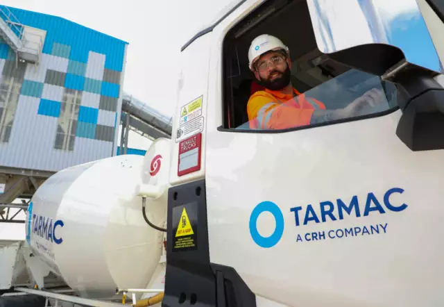 Tarmac buys first electric concrete mixer truck