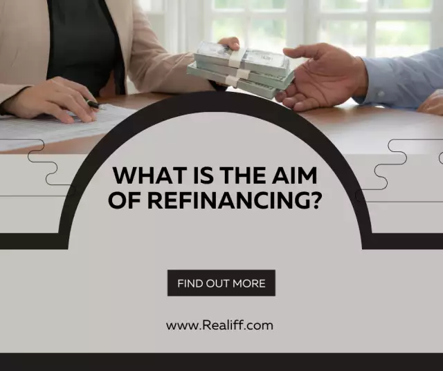 What is the aim of refinancing?