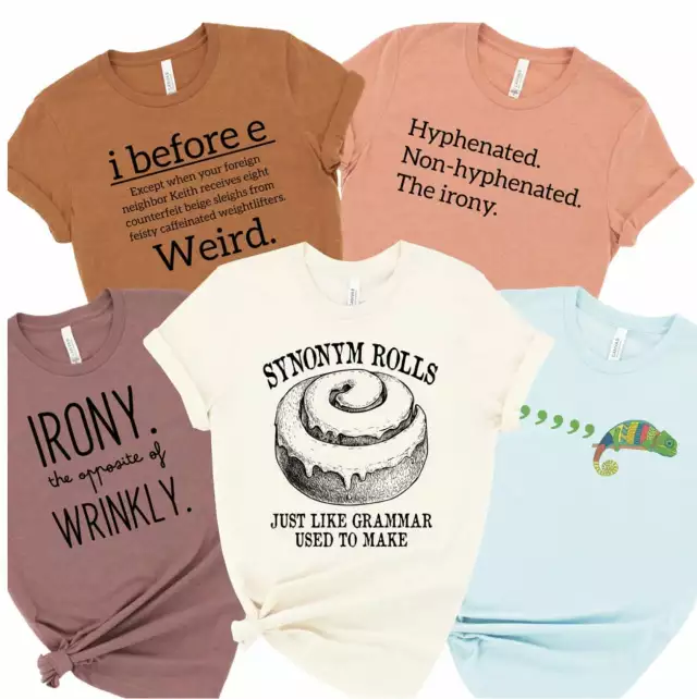 Grammar Hilarity Tees for $18.99 shipped!