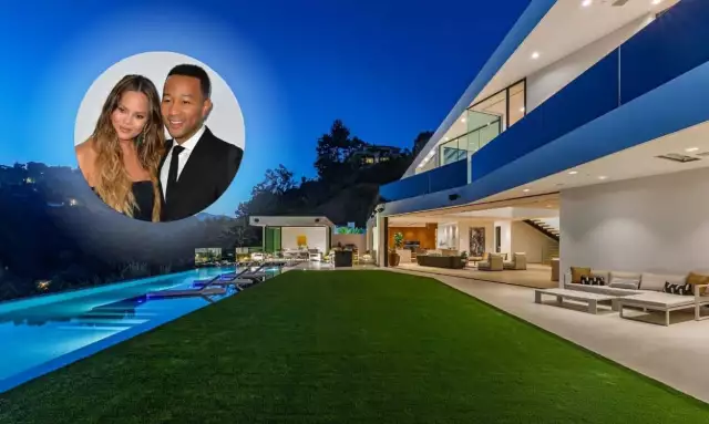 An inside look at Chrissy Teigen and John Legend’s house, a Beverly Hills trophy home