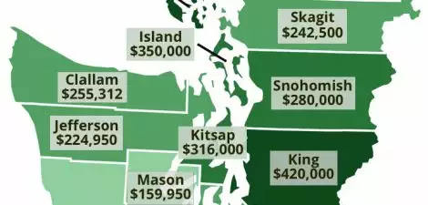 How much does it cost to buy a cabin in western Washington?