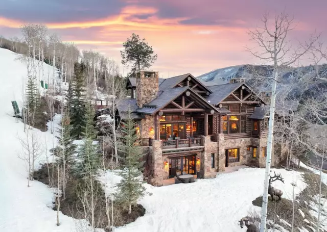 Ski In Your Own Backyard At This $17.5-Million Vail Valley Luxury Log Cabin