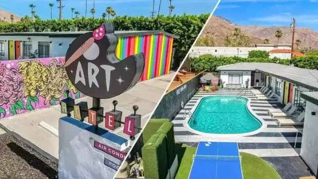 Art Hotel Is a Colorful Oasis in the Palm Springs Desert