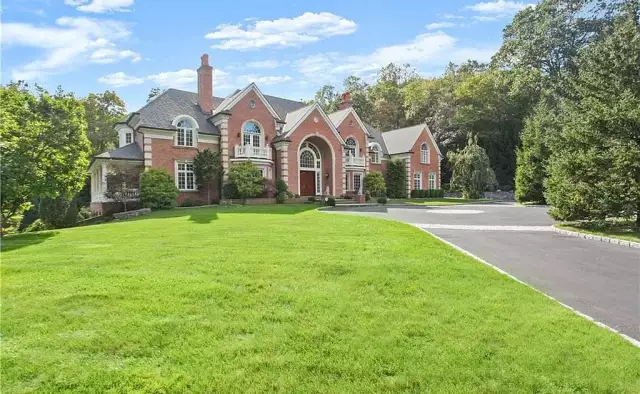 12,000 Square Foot Colonial-Style Brick Mansion In New Canaan, CT