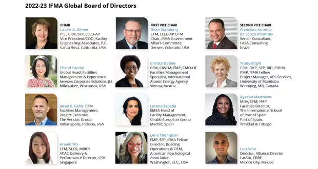 IFMA’s new board reflects the breadth of experience and global reach of the FM Industry - FMJ