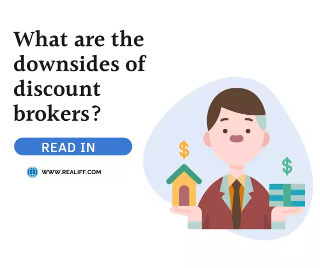 What are the downsides of discount brokers?