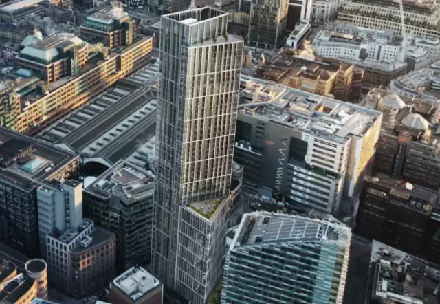 Plan for 48-floor tower next to Broadgate