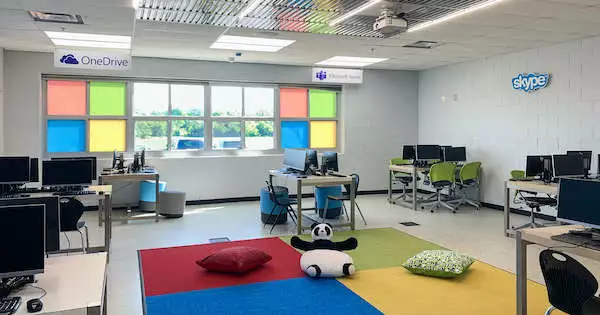 Budget Classroom Remodel Finds Fun In The Ceiling