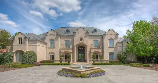 11,000 Square Foot French Country Stone Mansion In Fort Worth, TX
