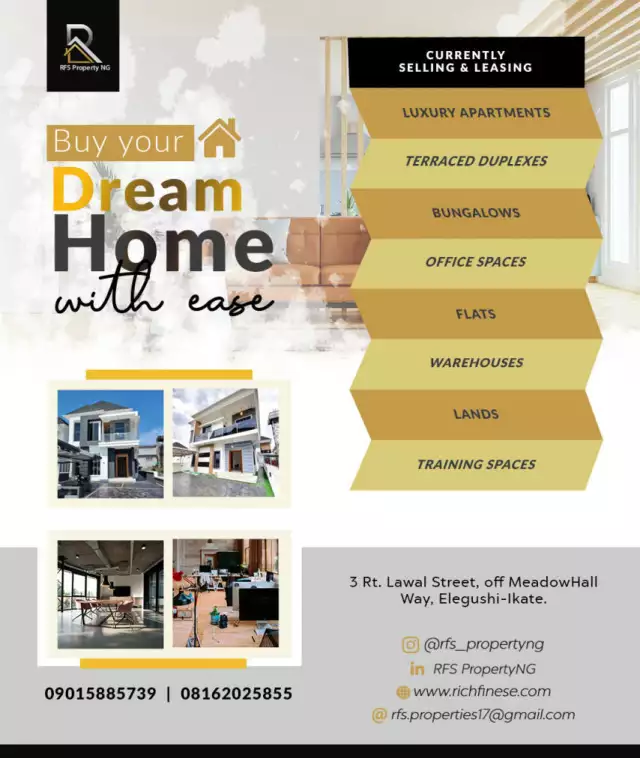 Properties for Sale or Rent in Lagos, NG