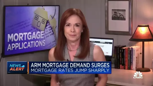 Adjustable-rate mortgage demand surges as interest rates jump sharply