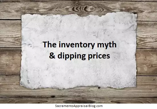 The inventory myth & dipping prices