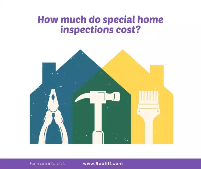 How much do special home inspections cost?