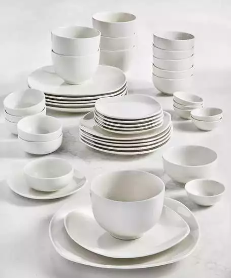 Tabletops Unlimited Whiteware 42-Piece Dinnerware Set only $37.99 shipped (Reg. $120!)