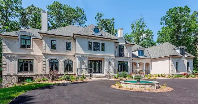 14,000 Square Foot Brick and Stone Mansion In Great Falls, VA