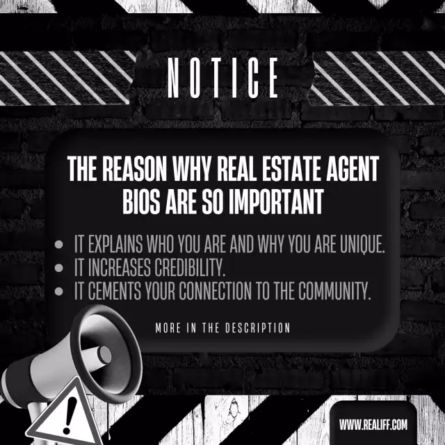 The Reason Why Real Estate Agent Bios Are so Important