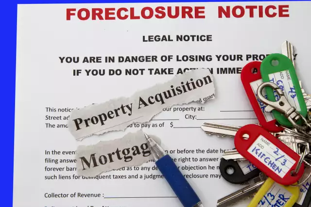 Foreclosure completions fall sharply