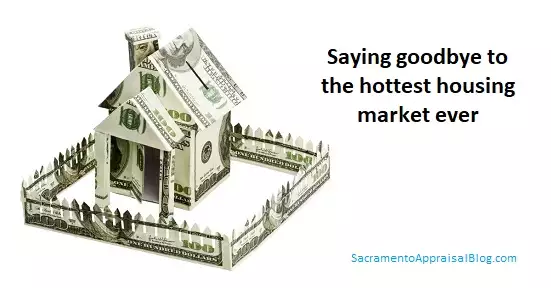 Saying goodbye to the hottest housing market ever