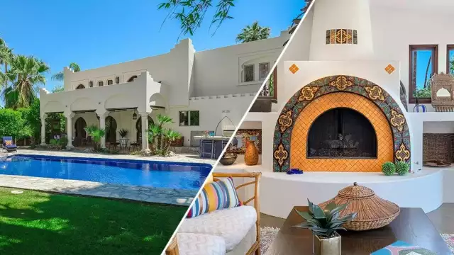Opulent Oasis: $3.5M Palm Springs Home With Mesmerizing Moroccan Flair