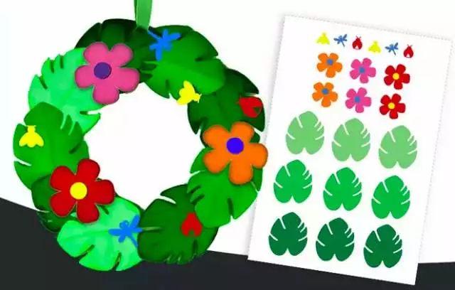 Free JCPenney Kids Zone Craft: Pick Up A Tropical Wreath Craft Activity!