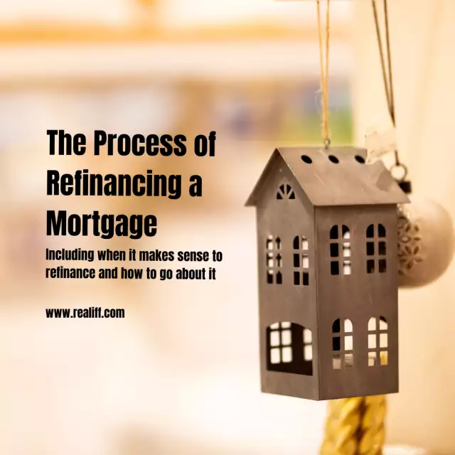 The process of refinancing a mortgage, including when it makes sense to refinance and how to go about it