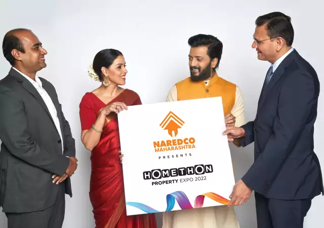 NAREDCO Maharashtra associates with Riteish-Genelia as Brand Ambassadors of HOMETHON Property Expo 2...
