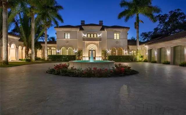 10,000 Square Foot Palladian-Inspired Mansion In Fort Myers, FL