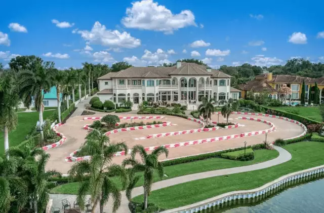 Lakefront Home With Backyard Go-Kart Track (PHOTOS)