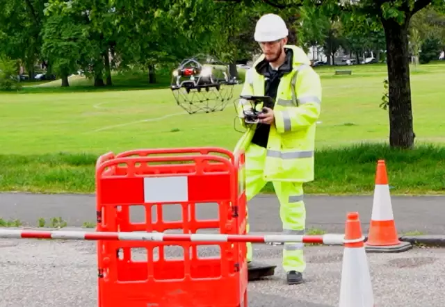 Drones sent flying underground to check sewers