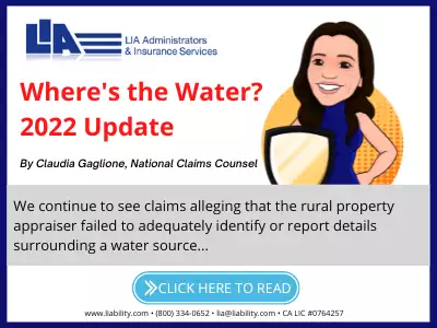 Appraisals – Check the Water Source!