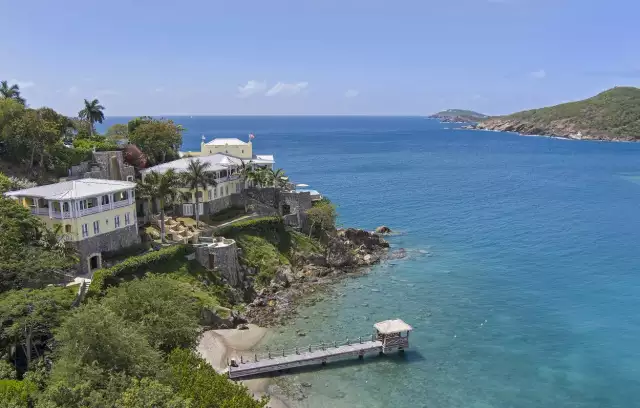 A $24M Fort-Like Estate Towers Over the Caribbean in St. Thomas