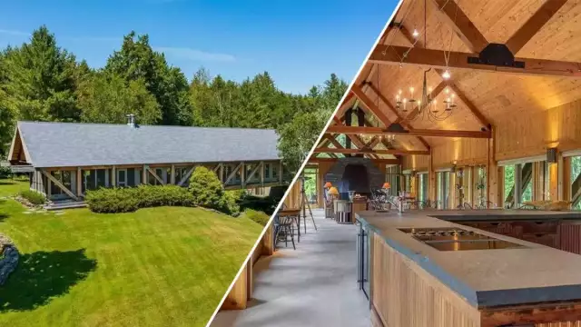 Listed for $17.5M, Vermont’s Most Expensive Home Resembles a Covered Bridge