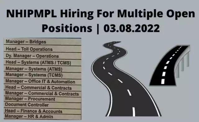 NHIPMPL Hiring 2022 For Multiple Engineering Open Positions | 03.08.2022