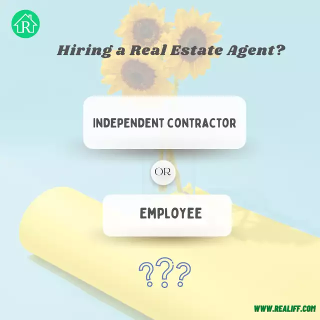 Choosing between an independent contractor or hiring a real estate agent as an Employee?